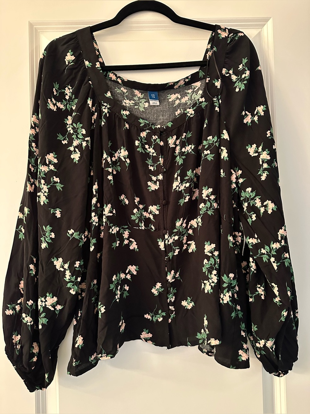 Floral Peasant Blouse